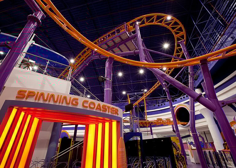 Bowling, arcade and entertainment center at 360 Mall in Kuwait